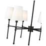 5_Adorra 25.75" Wide 6-Light Chandelier in Matte Black more views