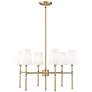 2_Adorra 25.75" Wide 6-Light Chandelier in Vintage Brass more views