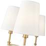 4_Adorra 25.75" Wide 6-Light Chandelier in Vintage Brass more views