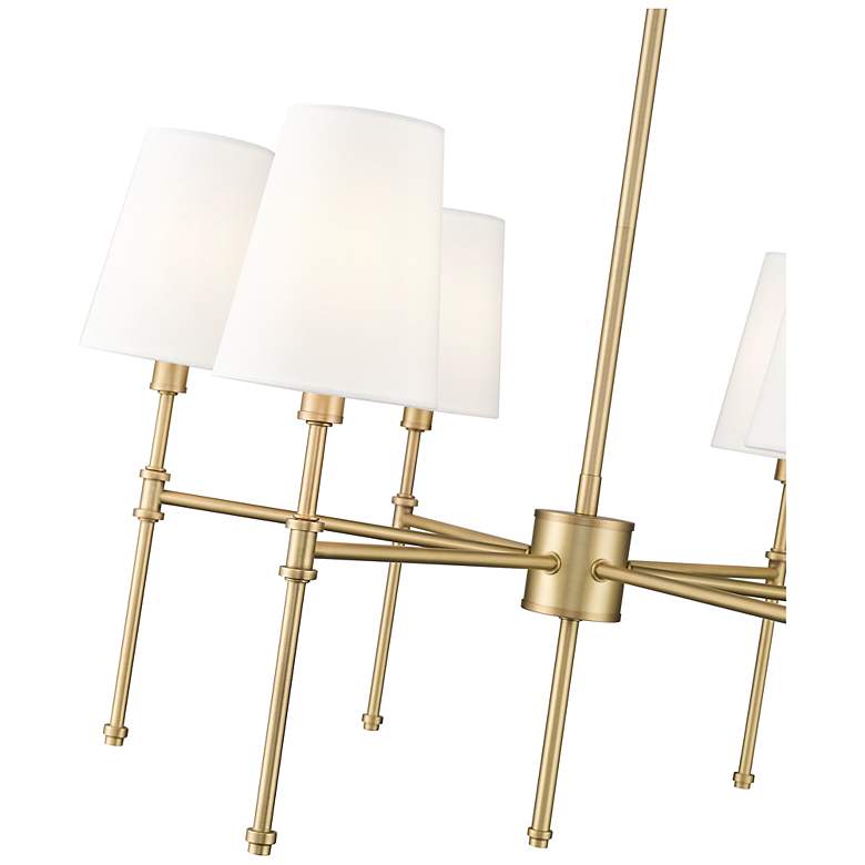 Image 5 Adorra 25.75" Wide 6-Light Chandelier in Vintage Brass more views