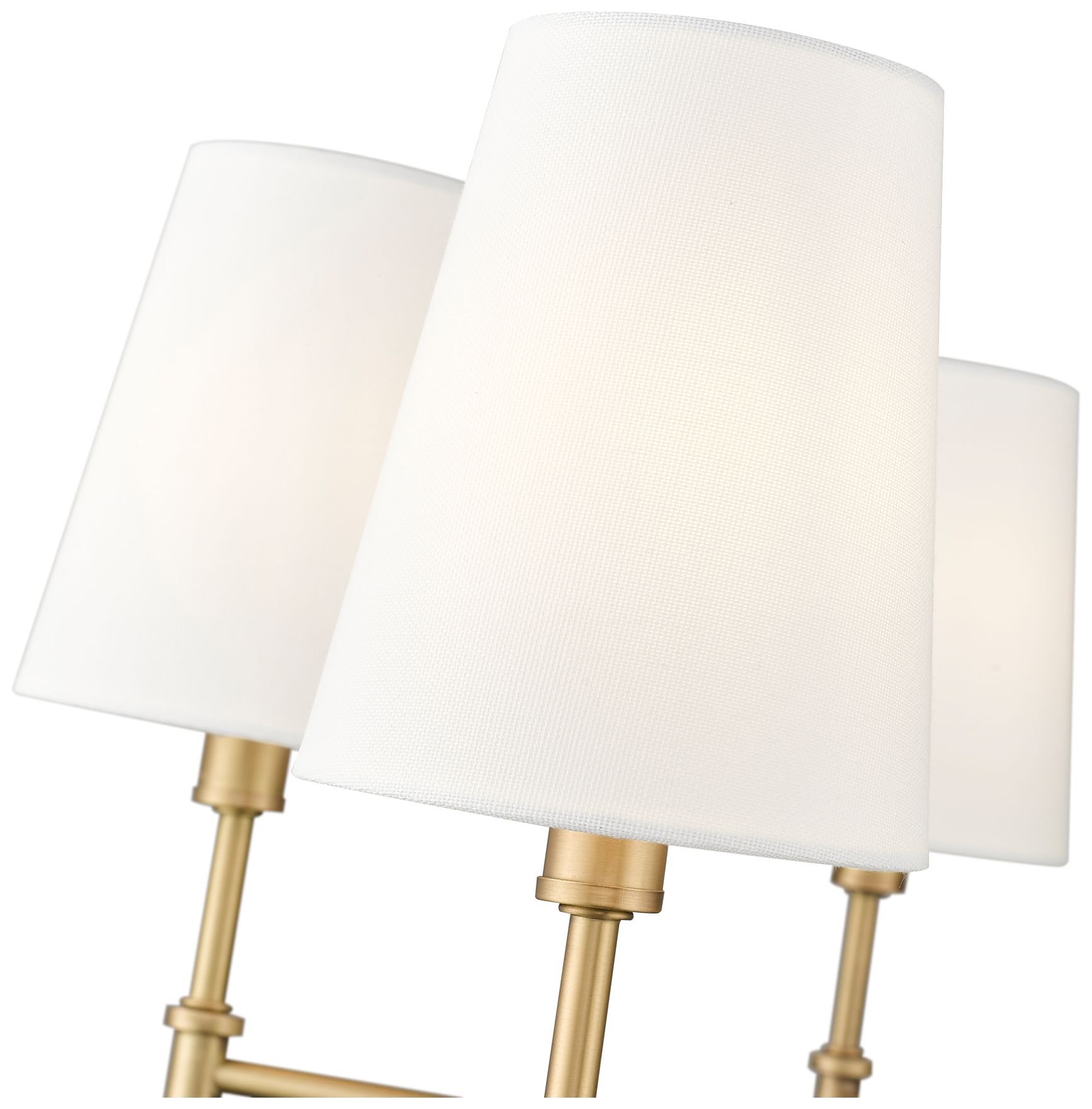 Image 4 Adorra 25 3/4" Wide Vintage Brass 6-Light Chandelier more views