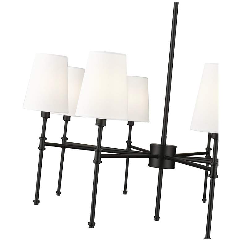 Image 5 Adorra 30" Wide 8-Light Chandelier in Matte Black more views