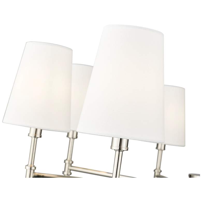 Image 4 Adorra 30" Wide 8-Light Chandelier in Polished Nickel more views