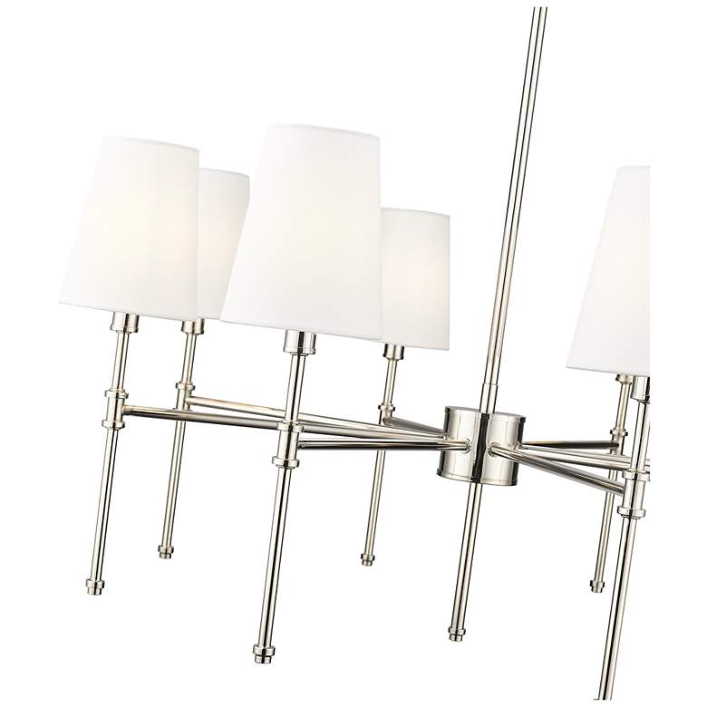 Image 5 Adorra 30" Wide 8-Light Chandelier in Polished Nickel more views