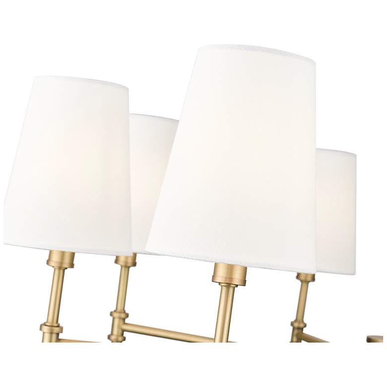 Image 4 Adorra 30" Wide 8-Light Chandelier in Vintage Brass more views