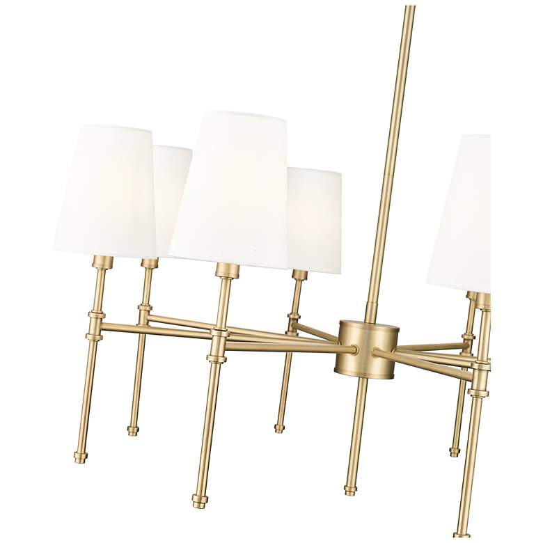 Image 5 Adorra 30" Wide 8-Light Chandelier in Vintage Brass more views