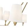 4_Adorra 40" Wide Vintage Brass 8-Light Chandelier more views