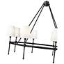 5_Adorra 40" Wide 8-Light Chandelier in Matte Black more views