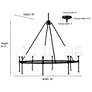 7_Adorra 40" Wide 8-Light Chandelier in Polished Nickel more views