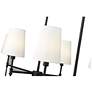 4_Adorra 48" Wide 6-Light Chandelier in Matte Black more views