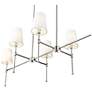 3_Adorra 48" Wide 6-Light Chandelier in Polished Nickel more views