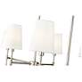 4_Adorra 48" Wide 6-Light Chandelier in Polished Nickel more views
