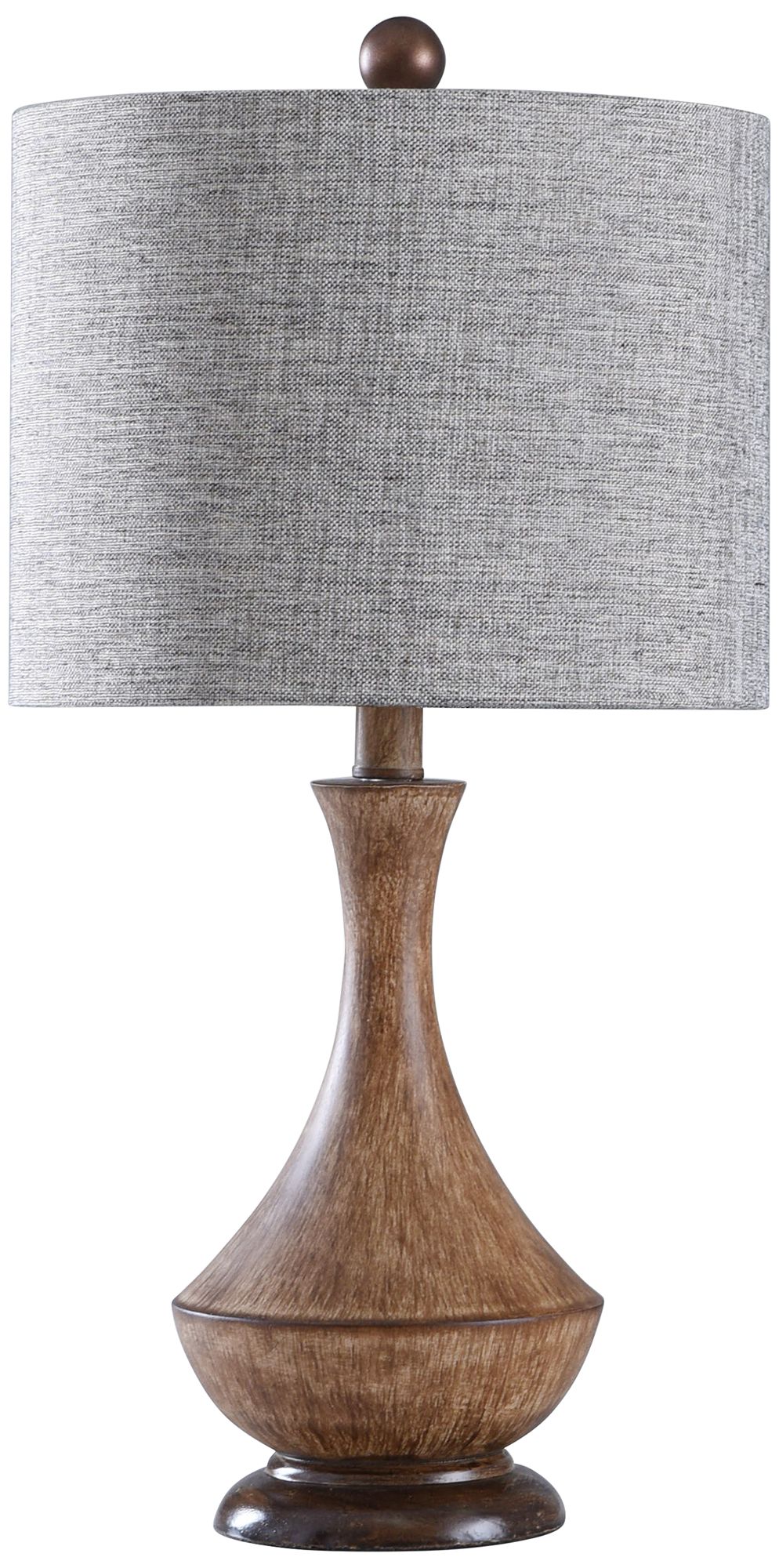 Adrian Table Lamp - Painted Light Brown - Heathered Chocolate