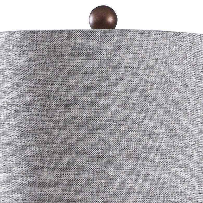 Image 3 Adrian Table Lamp - Painted Light Brown - Heathered Chocolate more views
