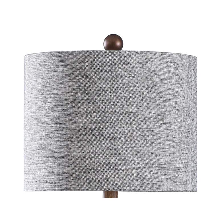 Image 4 Adrian Table Lamp - Painted Light Brown - Heathered Chocolate more views
