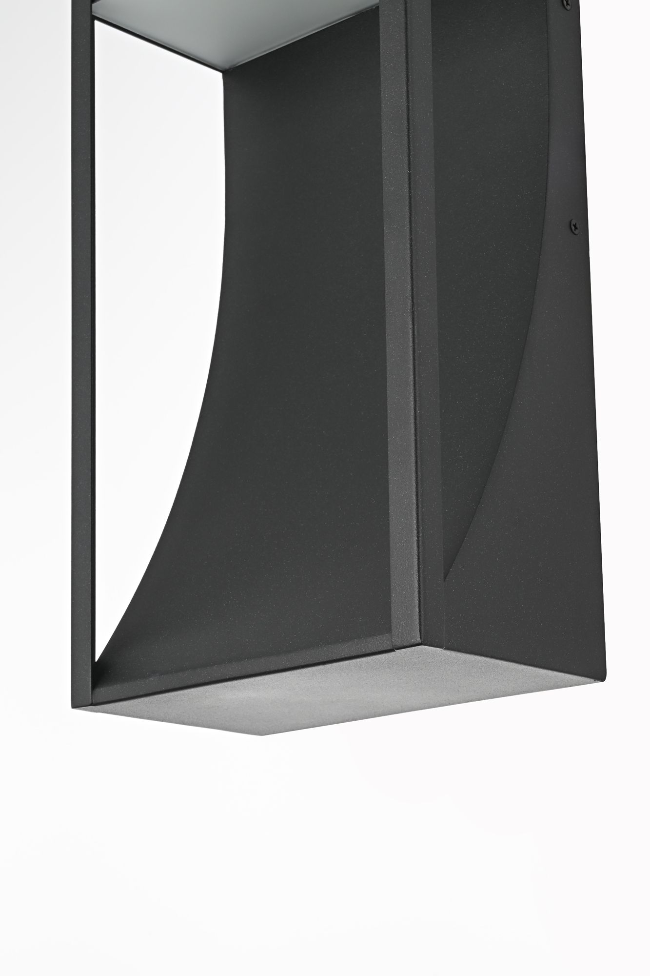 Adriel 15" High Black LED Outdoor Wall Light