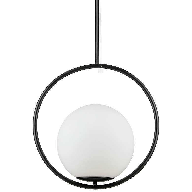 Image 1 Adrienna 15 3/4" Wide Matte Black Pendant Light