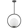 2_Adrienna 15 3/4" Wide Matte Black Pendant Light