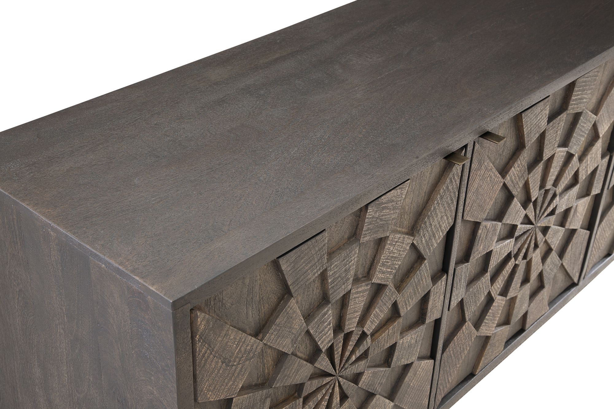 Image 3 Adrienne 69" Long Brown Server more views