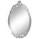 Adrienne Accented Edge 27 1/2" x 44" Oval Wall Mirror