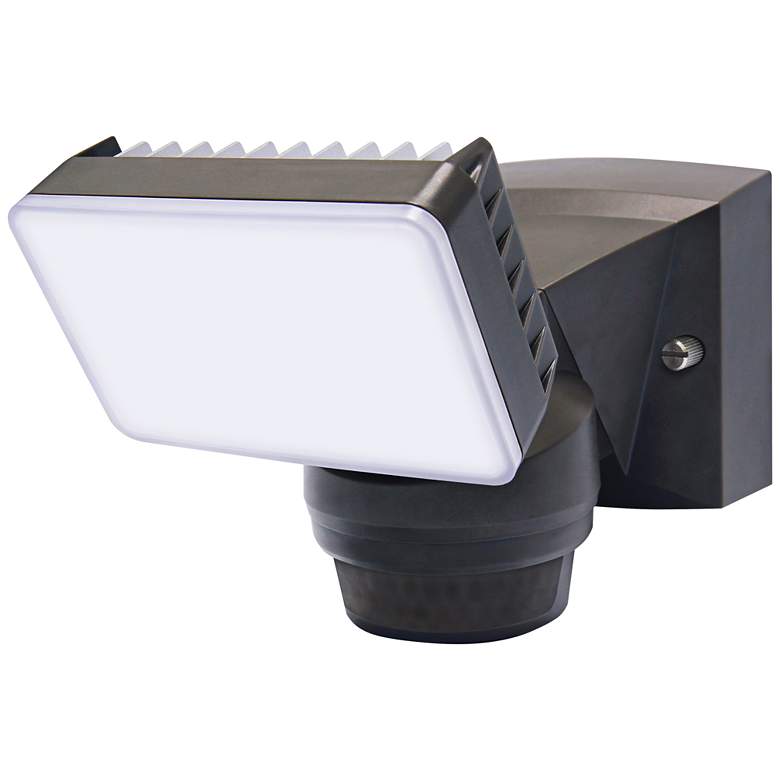 Image 1 Advanced 8 inch High Bronze 180-Degree LED Security Flood Light