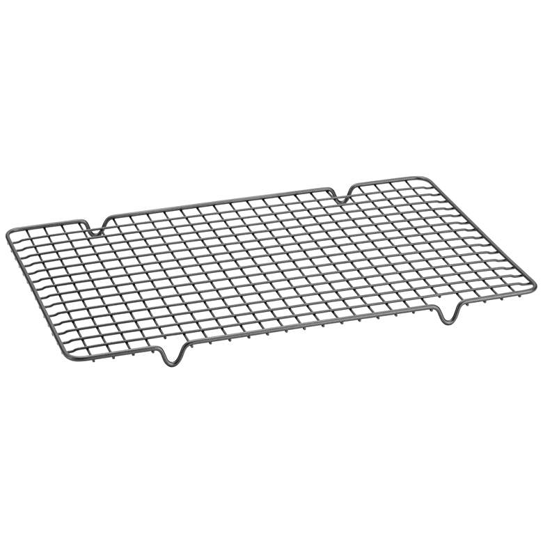 Image 1 Advanced Gray 10 inch x 16 inch Nonstick Bakeware Cooling Grid