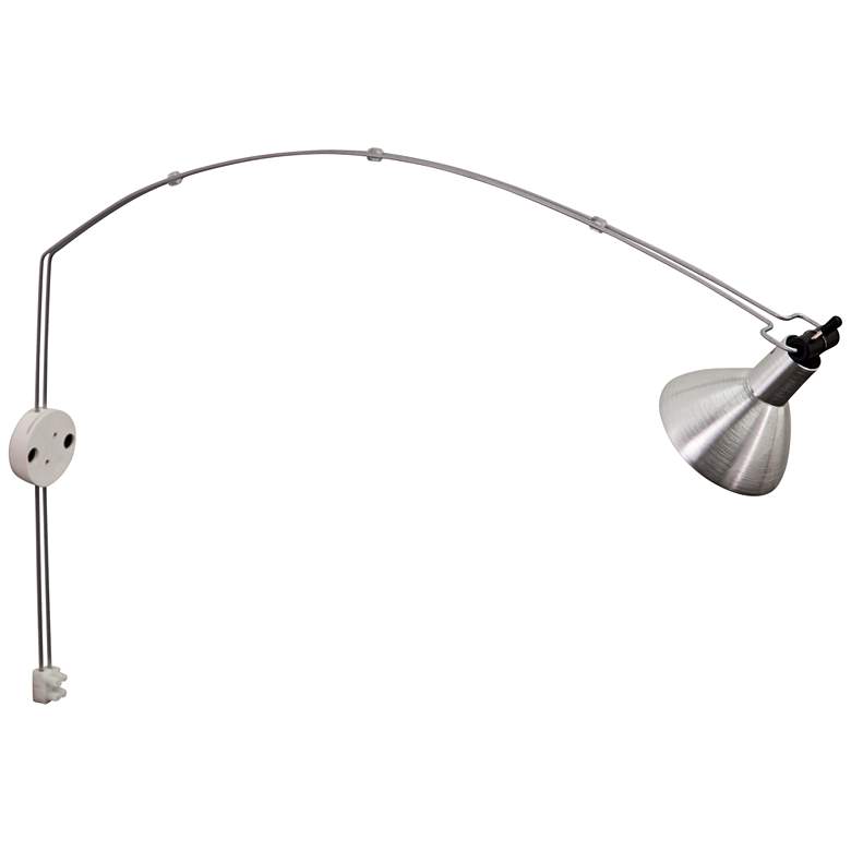 Image 1 Advent Gemini 3 inch Wide Satin Nickel LED Picture Light