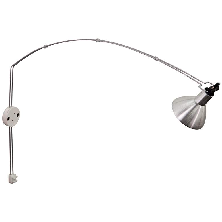 Image 1 Advent Gemini 3" Wide Satin Nickel LED Picture Light
