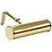 Advent Polished Brass 7" Wide Cordless Battery LED Picture Light
