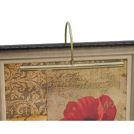 Image1 of Advent Profile 16"W Antique Brass Plug-In LED Picture Light