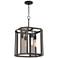 Aedan 14" Wide Oil Rubbed Bronze 4-Light Pendant Light