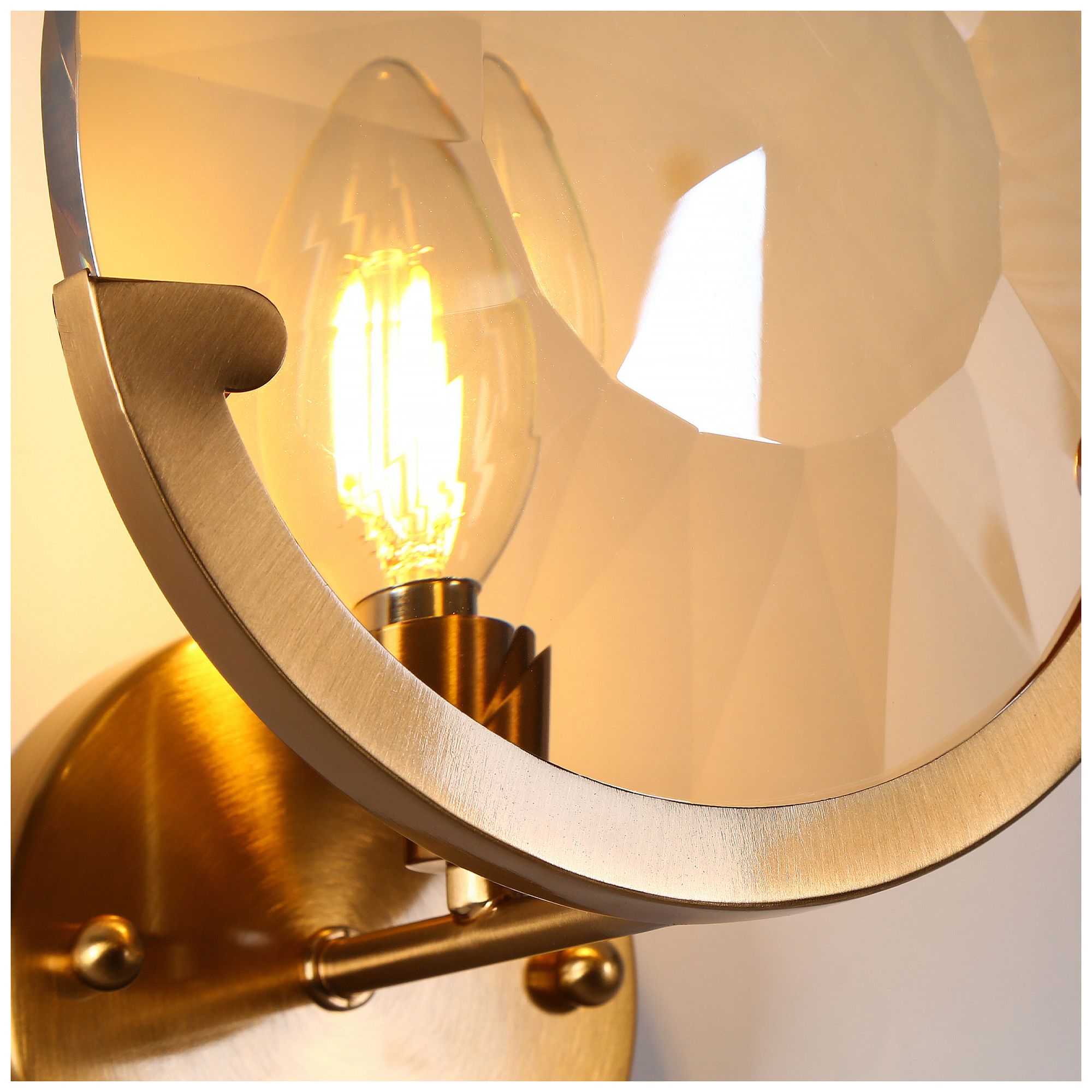 Aedrusson 1-Light Crystal Wall Sconces - Made to Order