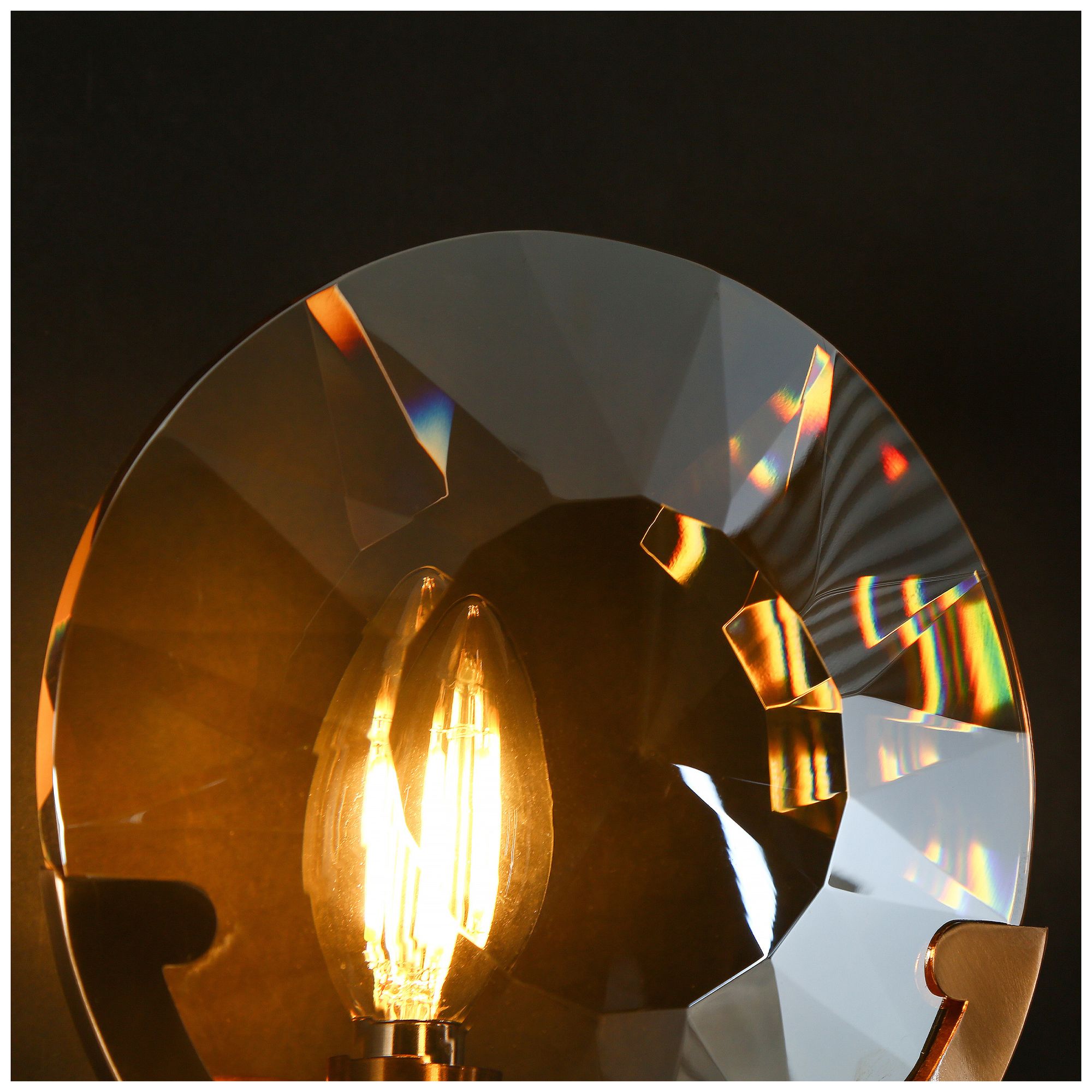 Aedrusson 1-Light Crystal Wall Sconces - Made to Order