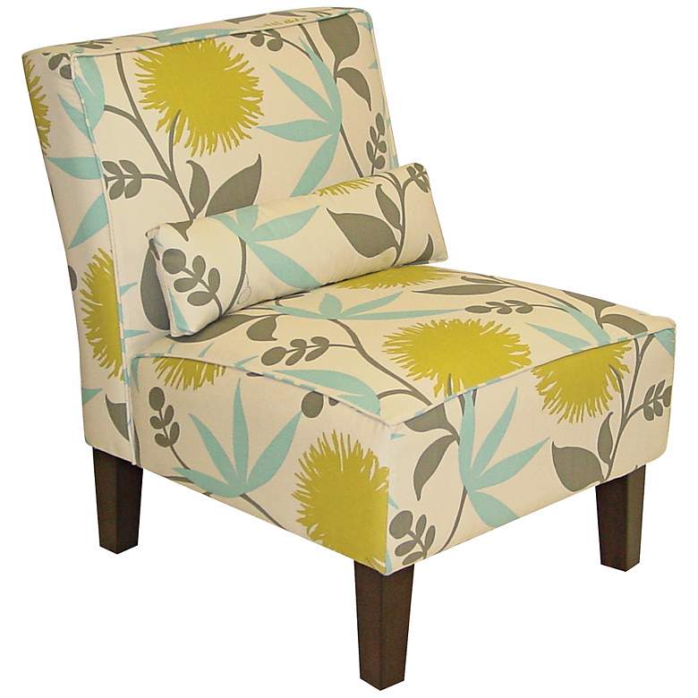 Image 1 Aegean Dandelion Print Armless Chair