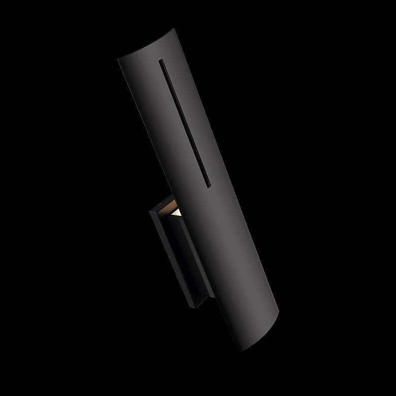 Image 4 Aegis 20"H x 4.38"W 1-Light Outdoor Wall Light in Black more views