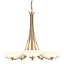 1_Aegis 31 1/2" Wide Modern Brass 5-Light Chandelier