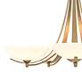 2_Aegis 31 1/2" Wide Modern Brass 5-Light Chandelier more views