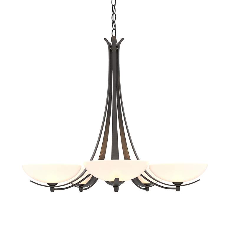 Image 3 Aegis 31 1/4" Wide Oil-Rubbed Bronze 5-Light Chandelier more views
