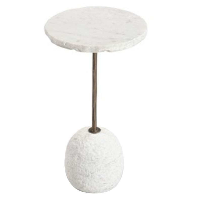Image 1 Aeirith 24" High White Accent Table