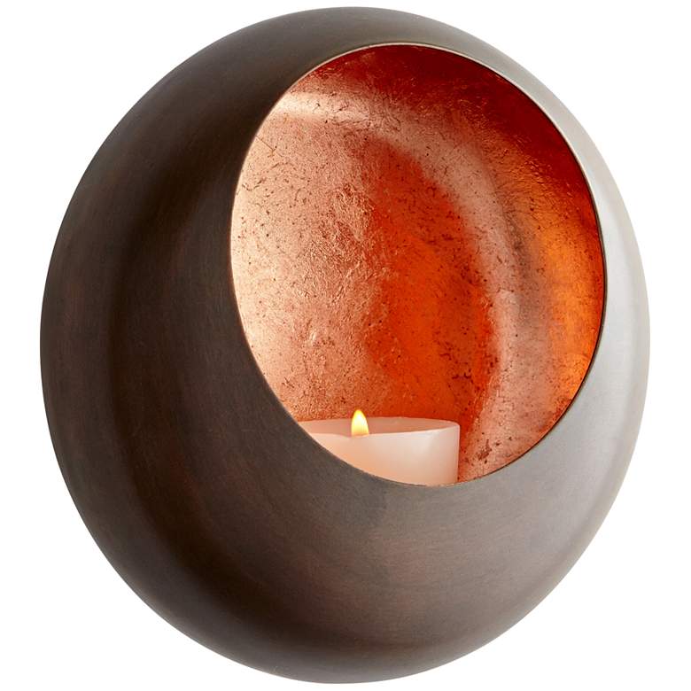 Image 1 Aeneas Small 6" Iron Votive Wall Candle Holder