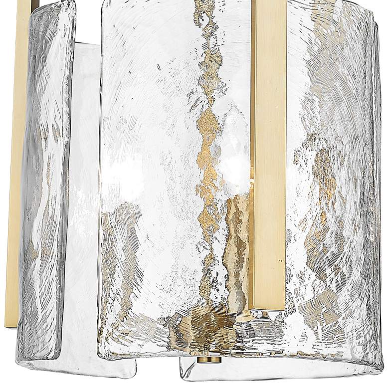 Image 3 Aenon 13" Wide Brushed Champagne Bronze 3-Light Pendant more views