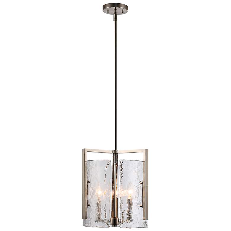 Image 1 Aenon 13" Wide Pewter 3-Light Pendant