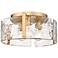 Aenon 15" Wide Brushed Champagne Bronze Ceiling Light