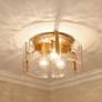 2_Aenon 15" Wide Brushed Champagne Bronze Ceiling Light