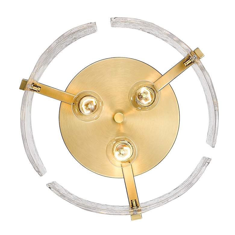 Image 6 Aenon 15" Wide Brushed Champagne Bronze Ceiling Light more views