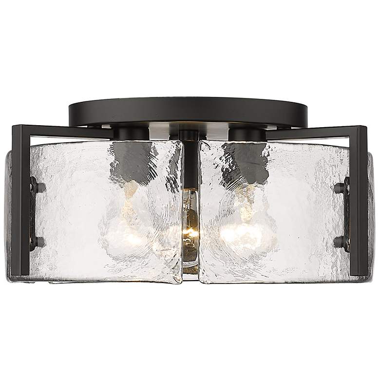 Image 4 Aenon 15" Wide Matte Black 3-Light Ceiling Light more views