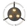 5_Aenon 15" Wide Matte Black 3-Light Ceiling Light more views
