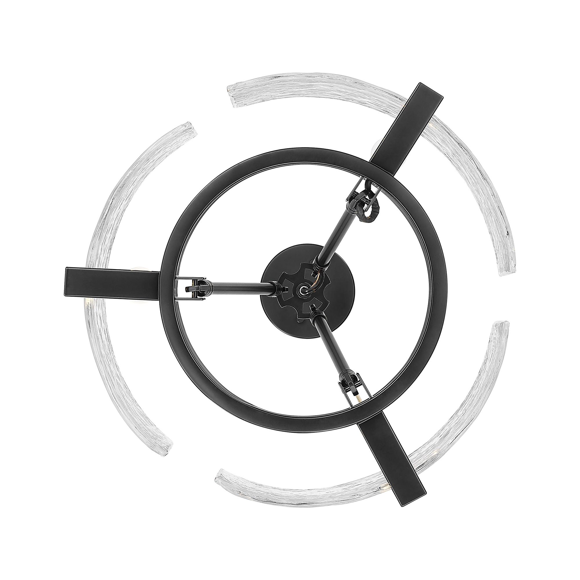 Aenon 16 1/2" Wide Matte Black Pendant Light