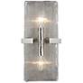 1_Aenon 2-Light Wall Sconce in Pewter with Hammered Water Glass