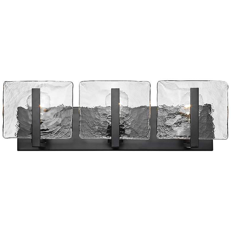 Image 4 Aenon 21 3/4" Wide Matte Black 3-Light Vanity Bath Light more views